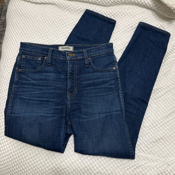 Madewell Denim - Madewell 10" High-Rise Skinny Jeans in Hayes Wash | Size 26